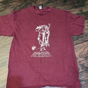 Gildan Burgundy Graphic Tee